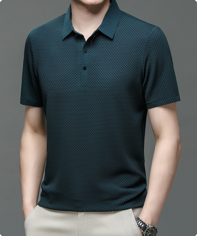 Parker | Stylowa koszulka polo z guzikiem
