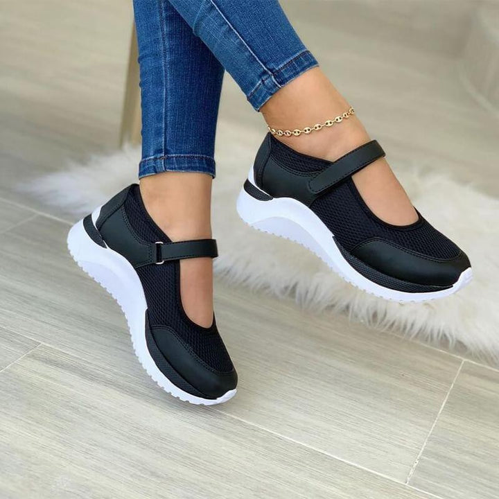 Estella | Sneakersy z wyściełanym paskiem