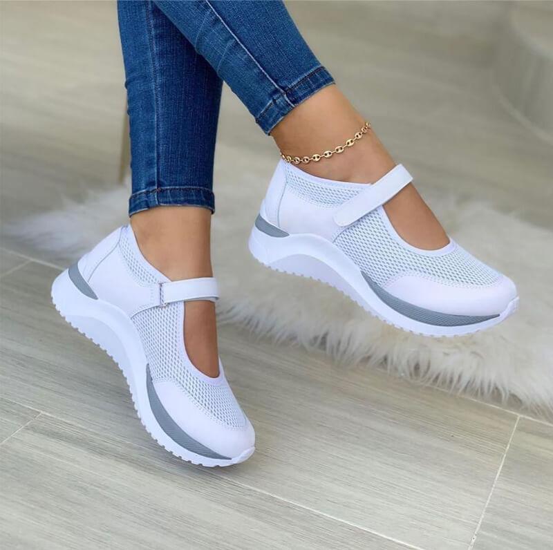 Estella | Sneakersy z wyściełanym paskiem