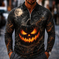 Bram | Halloween Koszulka Polo z Długim Rękawem