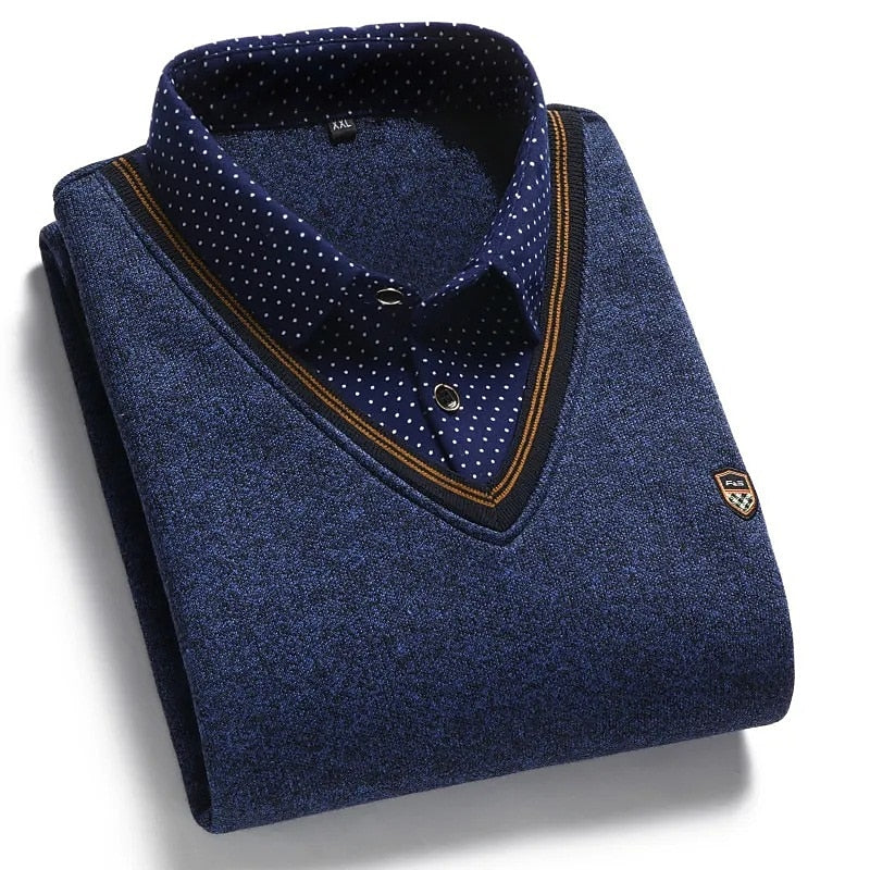 Wallace | Elegancki Sweter z Mock-Kolnierzem