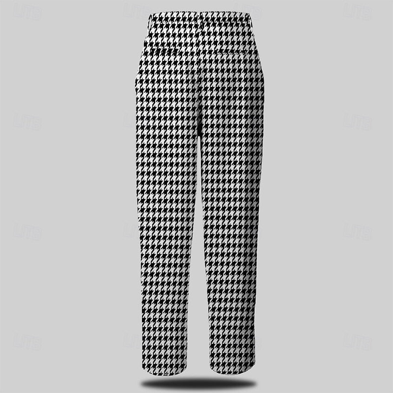 Nolan | Spodnie w Kratę Houndstooth