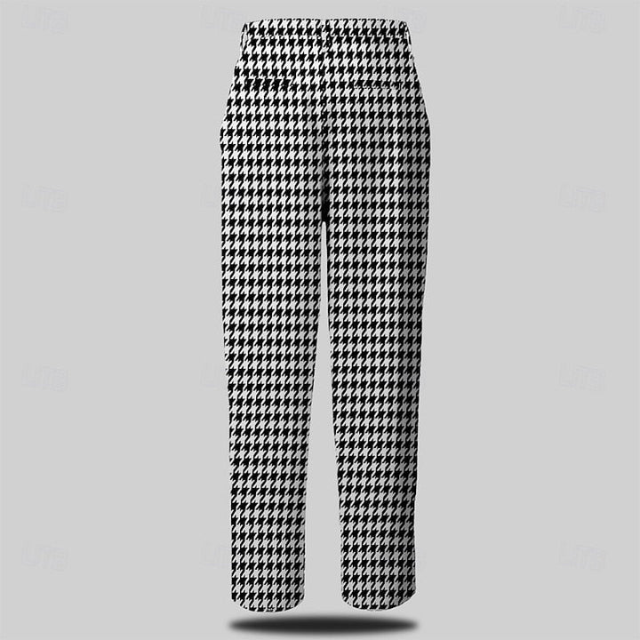 Nolan | Spodnie w Kratę Houndstooth