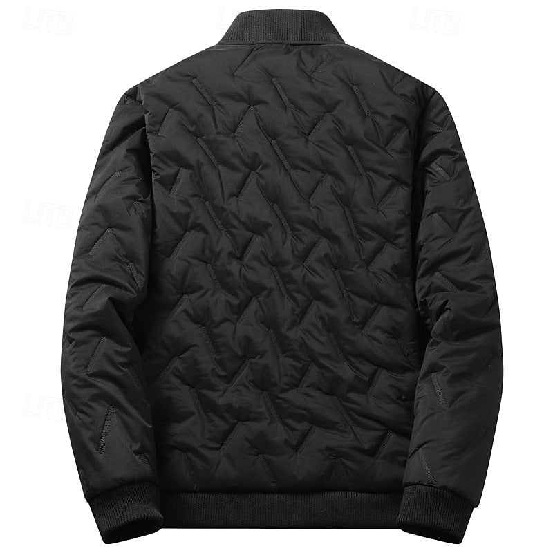 Douglas | Teksturowana Pikowana Kurtka Bomber