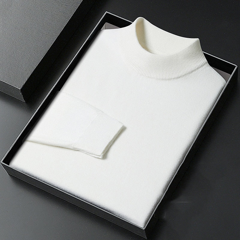 Winston | Elegancki Sweter z Mock Neck