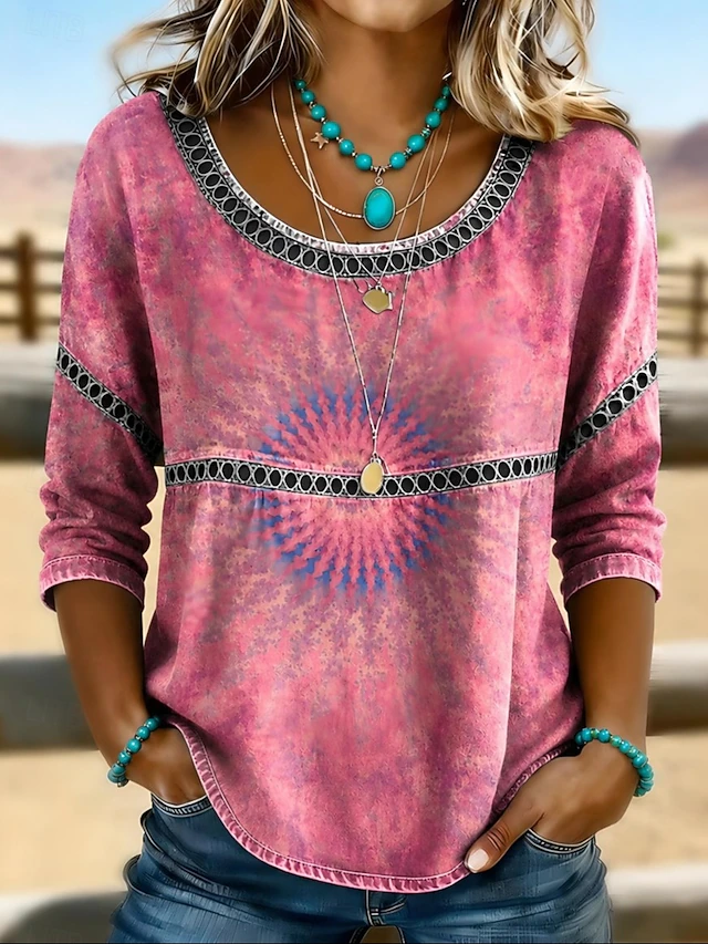 Rosalie | Boho Top z Oczkami