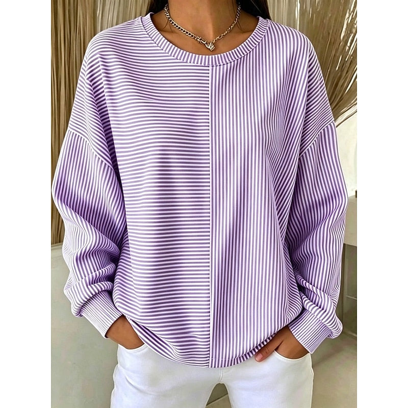 Corinna | Luźna, Pasiasta Bluza