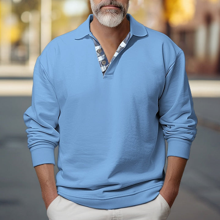 Griffin | Bluza z Kołnierzykiem Polo