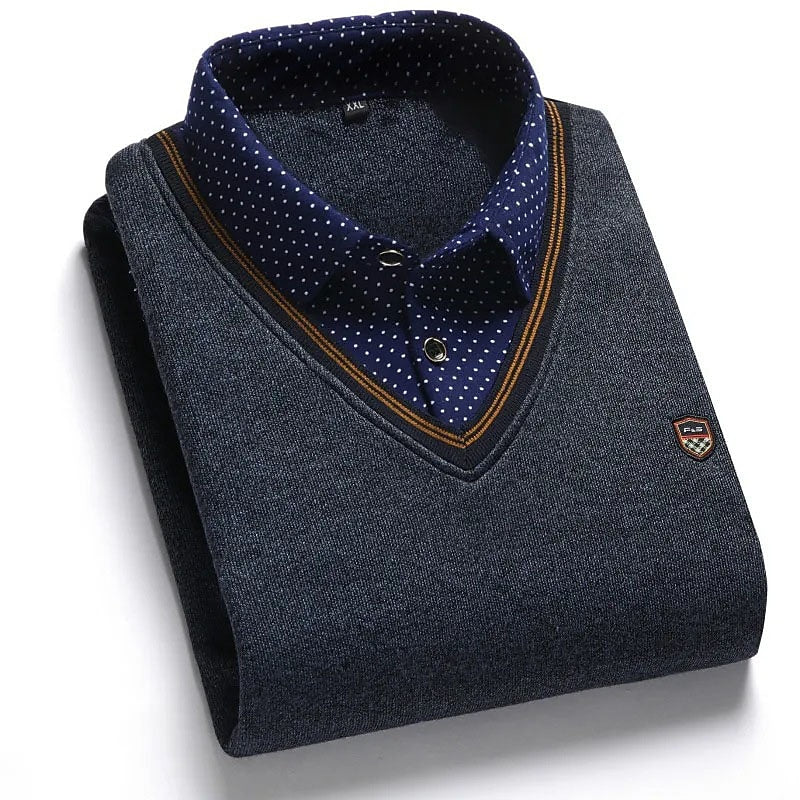 Wallace | Elegancki Sweter z Mock-Kolnierzem