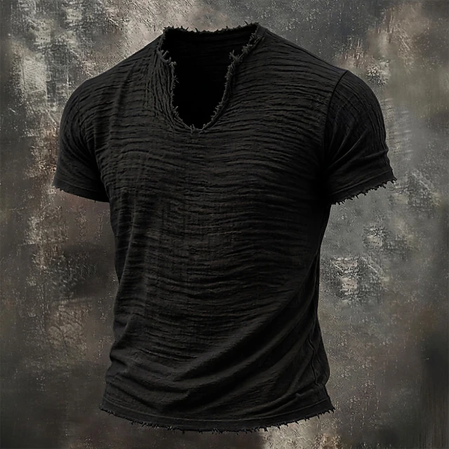 Wyatt | T-shirt z wycięciem w kształcie litery V
