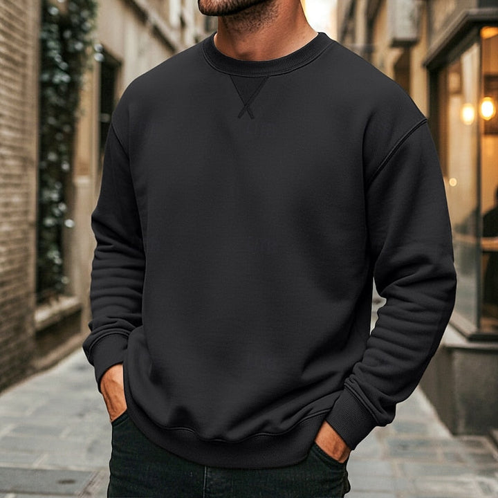 Easton | Klasyczny Sweter z Okrągłym Dekoltem