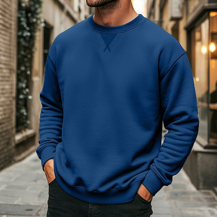 Easton | Klasyczny Sweter z Okrągłym Dekoltem