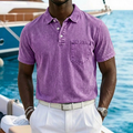 Vincent | Koszulka polo z vintage-washed