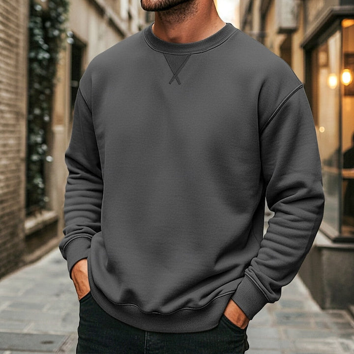 Easton | Klasyczny Sweter z Okrągłym Dekoltem