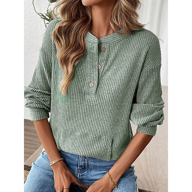 Sabine | Luźna bluzka Henley