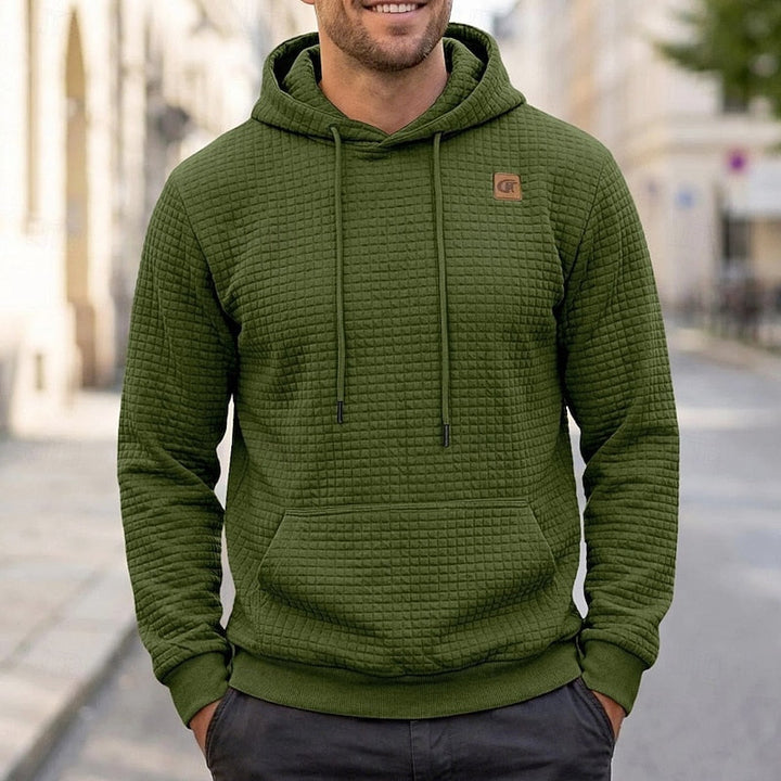 Bryce | Teksturowana Bluza z Kapturem