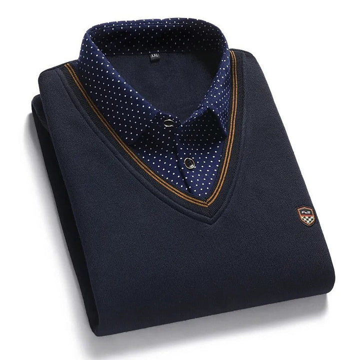 Wallace | Elegancki Sweter z Mock-Kolnierzem
