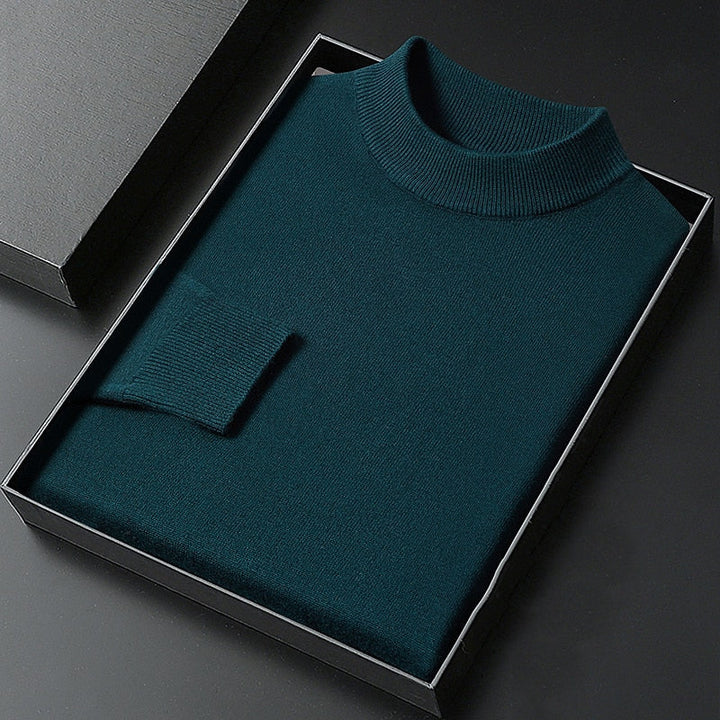 Winston | Elegancki Sweter z Mock Neck