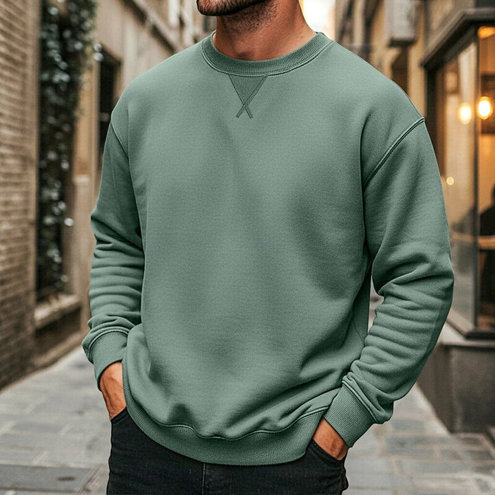 Easton | Klasyczny Sweter z Okrągłym Dekoltem