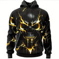 Cyrus | Halloweenowy Hoodie z Czaszką