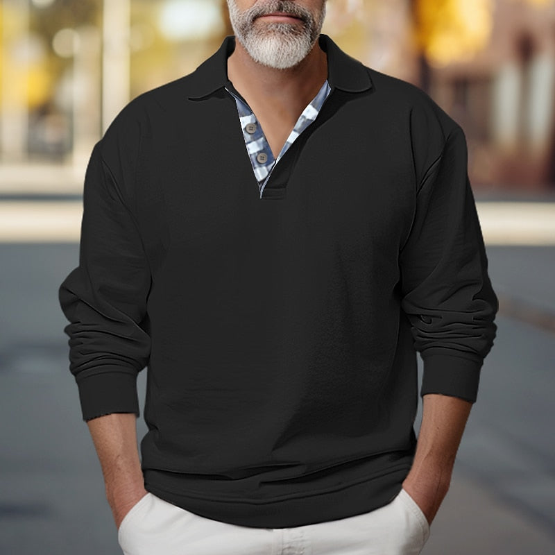 Griffin | Bluza z Kołnierzykiem Polo