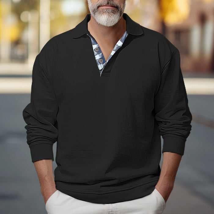 Griffin | Bluza z Kołnierzykiem Polo