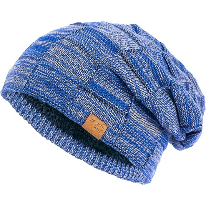 Czapka Beanie Slouch z Polarową Podszewką do Zimy