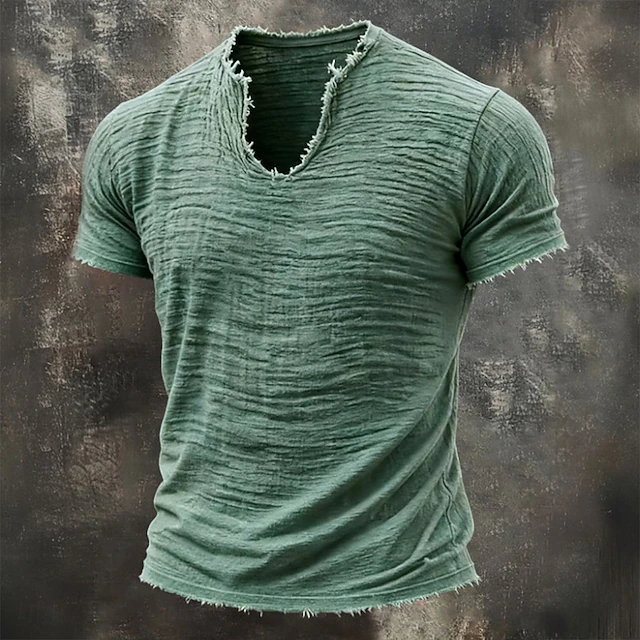 Wyatt | T-shirt z wycięciem w kształcie litery V