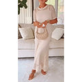 Bethany | Elegancka Sukienka Maxi z Wycięciami
