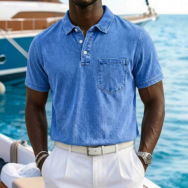Vincent | Koszulka polo z vintage-washed