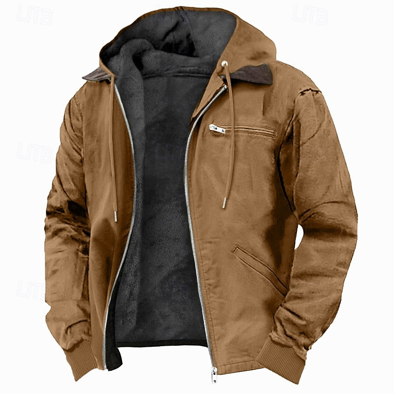 Gideon | Kurtka z Kapturem z Fleece