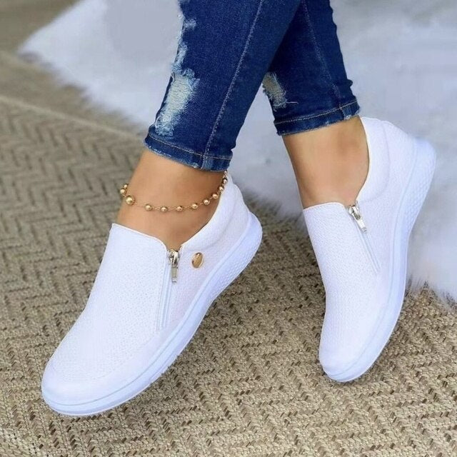 Damskie Buty Ortopedyczne Slip-On z Siateczką