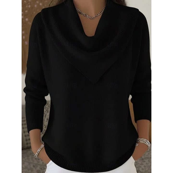 Heather | Elegancki Sweter z Dekoltem w Kształcie Czołgu