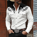 Harlan | Koszula z Długim Rękawem w Stylu Western