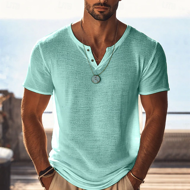 Oliver | Luźna koszulka Henley