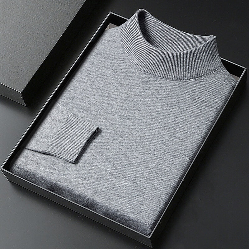 Winston | Elegancki Sweter z Mock Neck