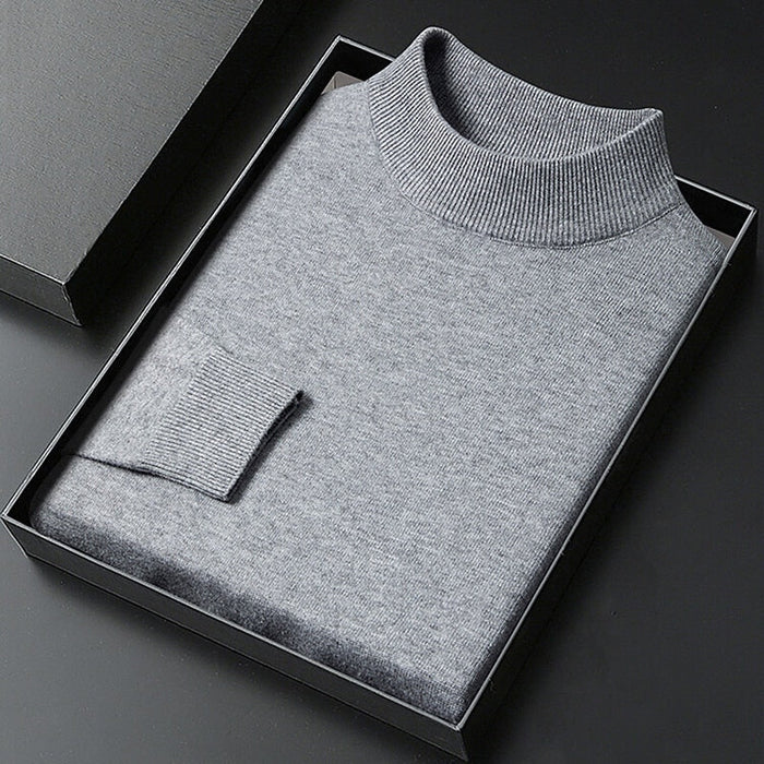 Winston | Elegancki Sweter z Mock Neck
