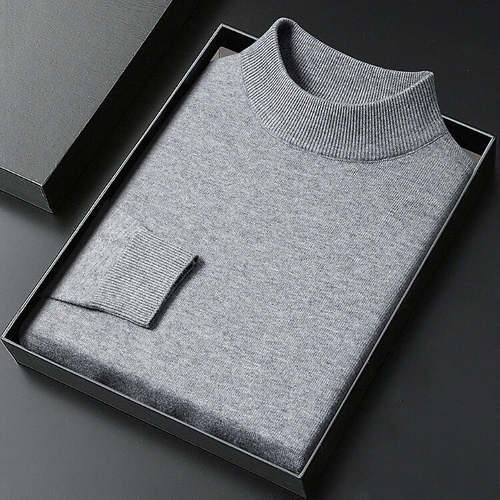 Winston | Elegancki Sweter z Mock Neck