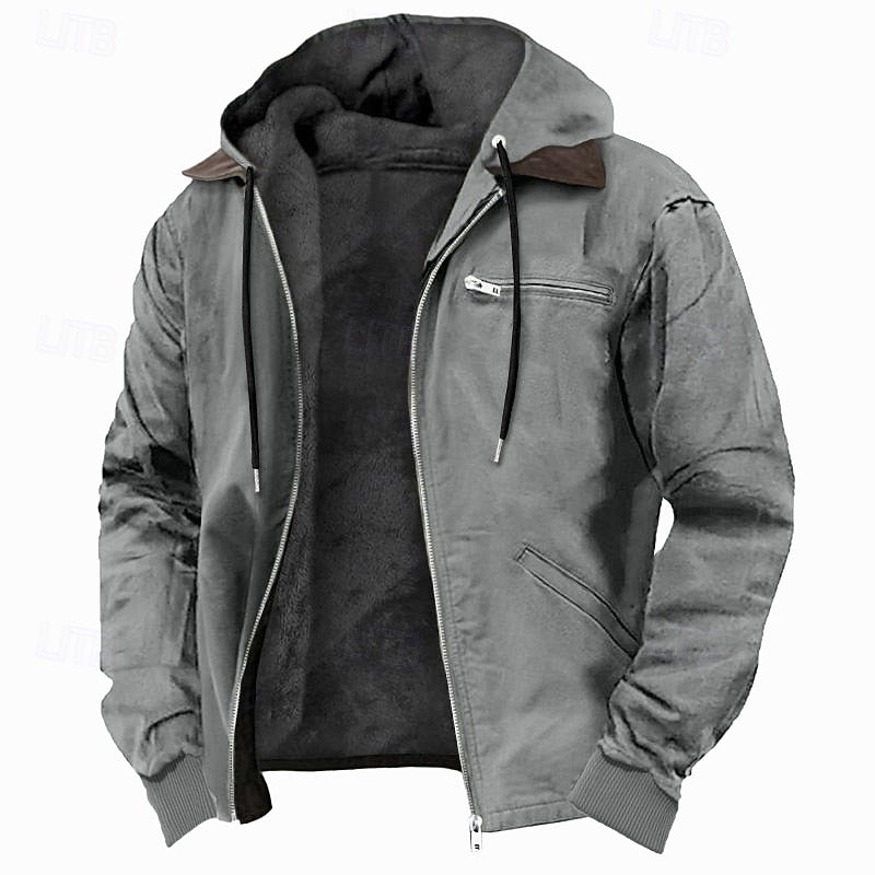Gideon | Kurtka z Kapturem z Fleece