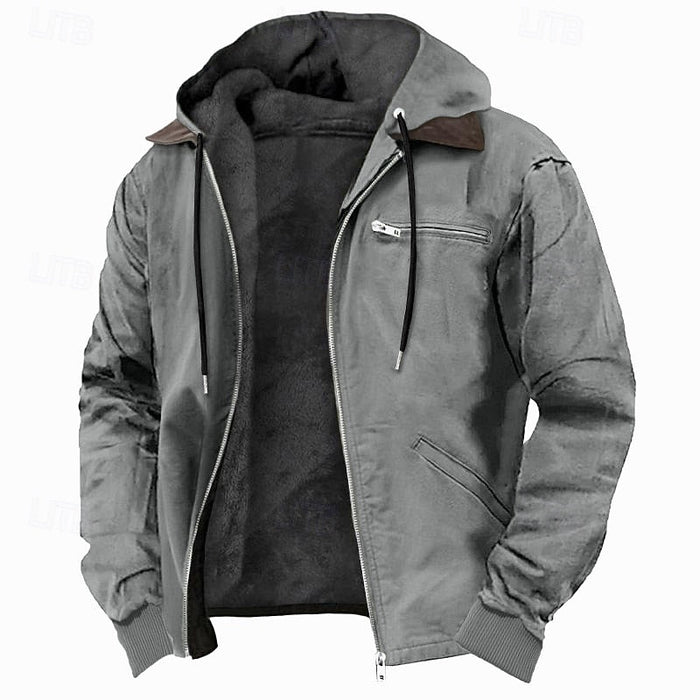 Gideon | Kurtka z Kapturem z Fleece
