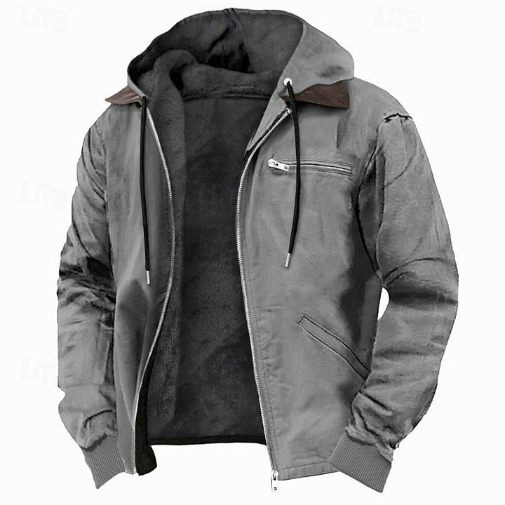Gideon | Kurtka z Kapturem z Fleece