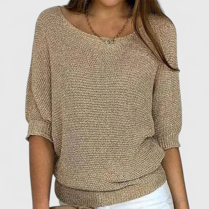 Maureen | Sweter z luźnymi rękawami