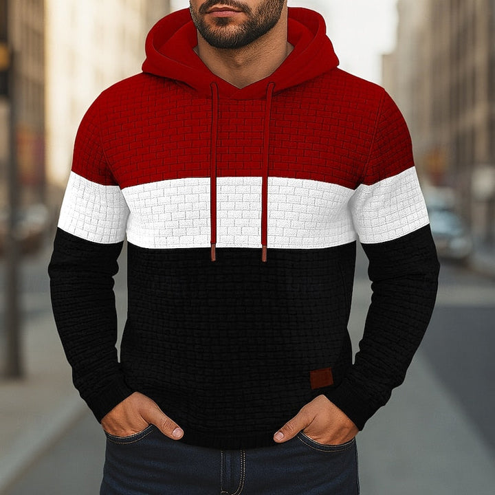 Hollis | Bluza z kapturem w stylu kolor-block
