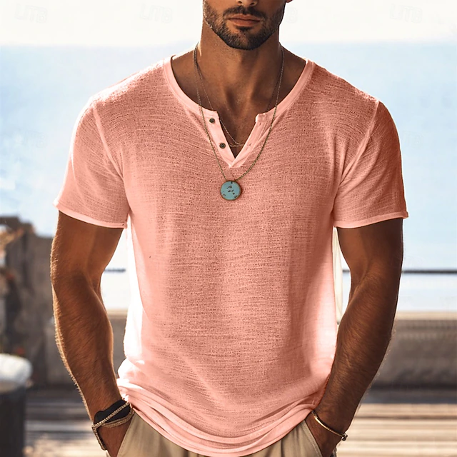 Oliver | Luźna koszulka Henley