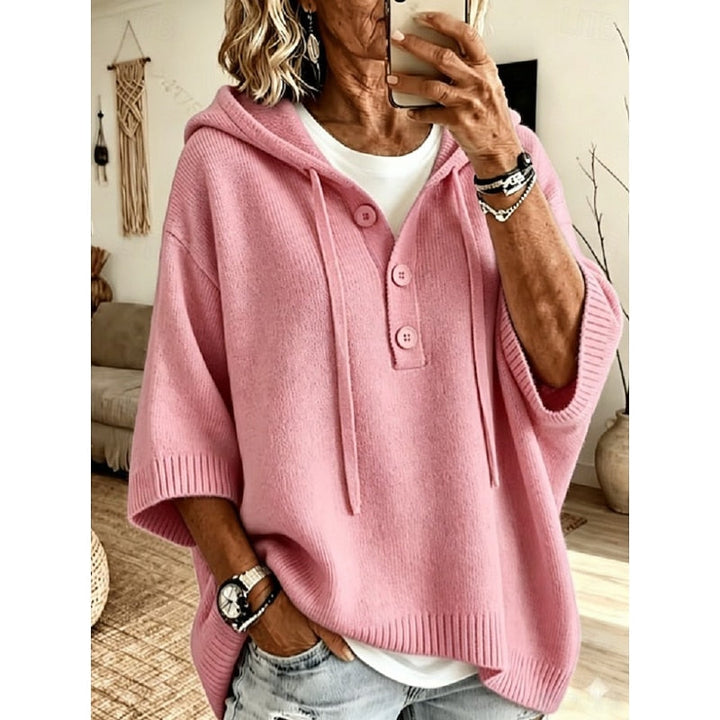 Maeve | Luźny Sweter z Kapturem