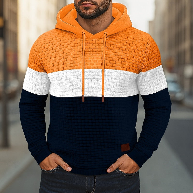 Hollis | Bluza z kapturem w stylu kolor-block