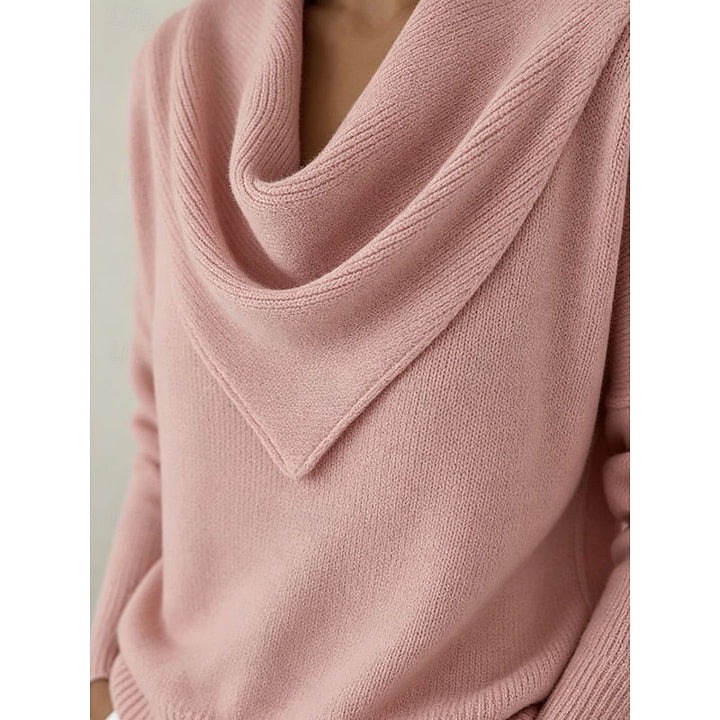 Heather | Elegancki Sweter z Dekoltem w Kształcie Czołgu