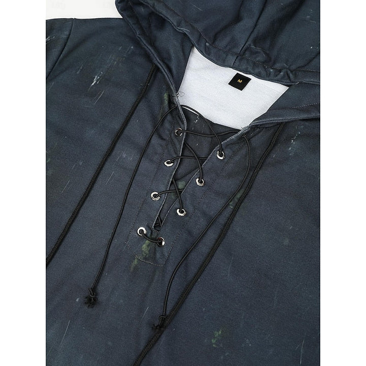 Cole | Halloween Hoodie z czaszką i sznurkiem