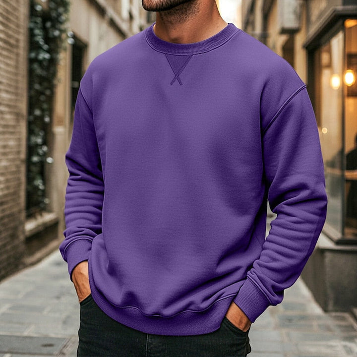 Easton | Klasyczny Sweter z Okrągłym Dekoltem