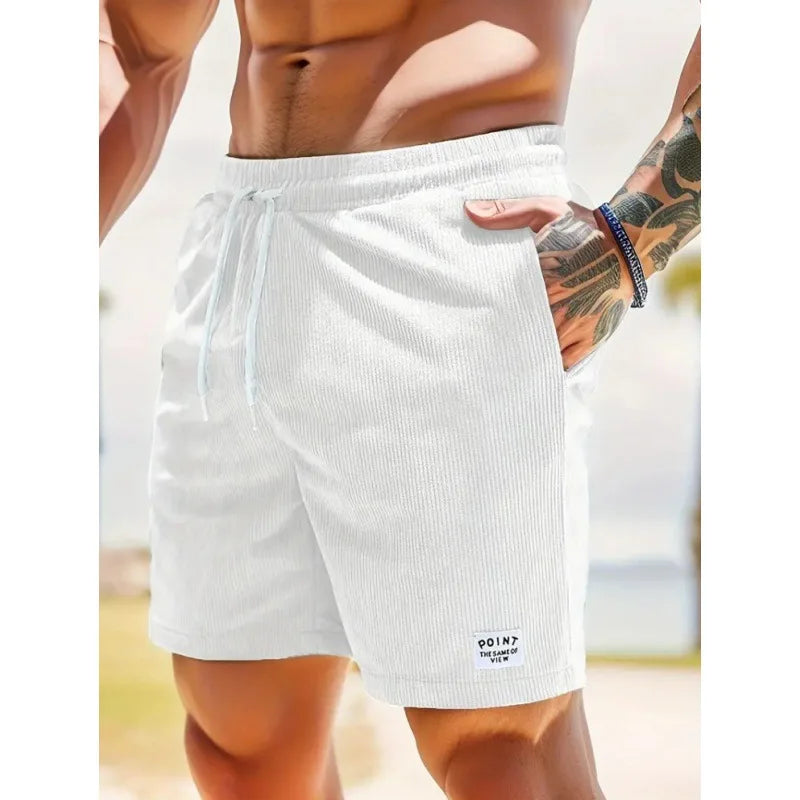 Zander | Casualne Letnie Spodenki z Troczkiem